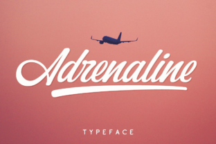 Adrenaline: A Modern Script Font for Digital Design