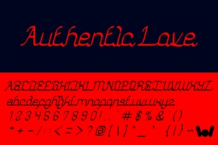 Authentic Love: A Beautiful Font for Digital Design