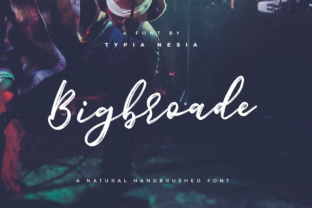 Bigbroade: A Script Font for Modern Web Design