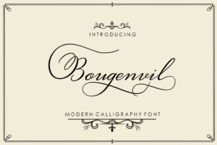 Bougenvil: A Script Font for Elegant Branding