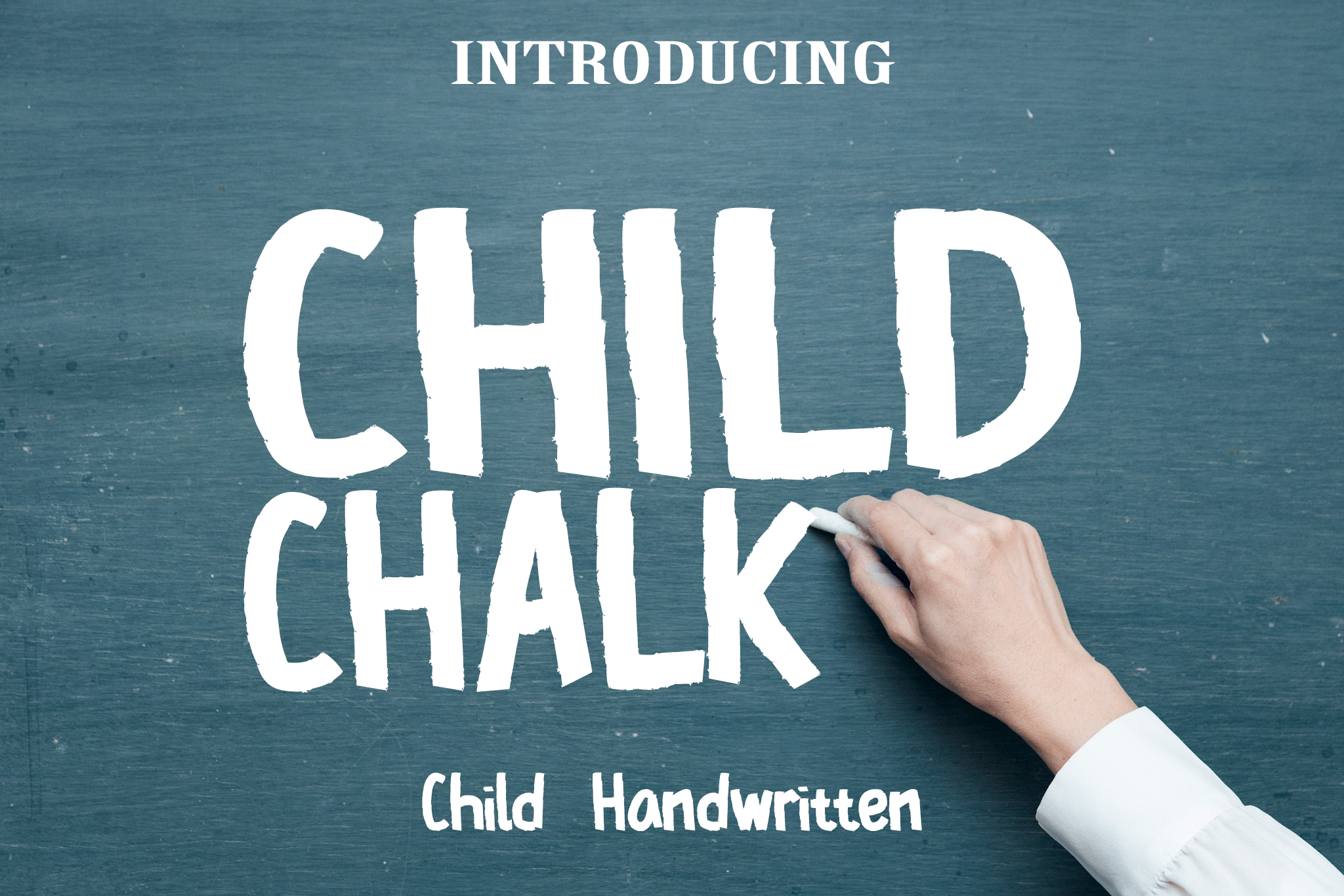 Child Chalk: A Playful Script Font for Campaign Creativity