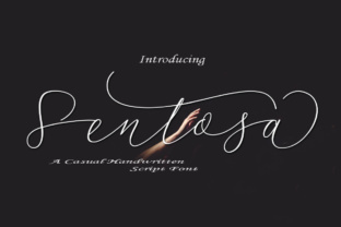 Discover the Beauty of Sentosa: A Script Font for Editorial Design