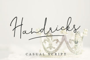 Handricks: A Script Font for Editorial Elegance