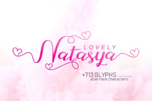 Introducing Lovely Natasya: A Script Font for Creative Crafters