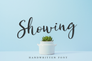 Showing: A Beautiful Script for Digital Design