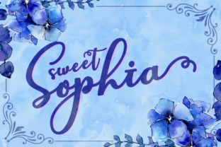 Sweet Sophia: A Handwritten Script Font for Warm Branding