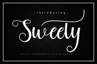 Sweety: A Script Font That Adds Elegance to Your Branding