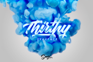 Thirthy: A Bold Handwritten Font for Digital Design