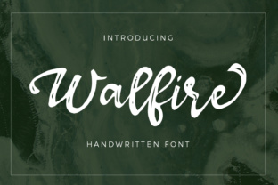 Walfire: A Bold Script Font for Dynamic Branding