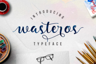 Wasteros: A Modern Script Font for Dynamic Web Design